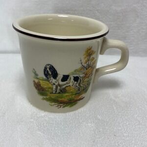 VTG Taylor International USA Springer Spaniel‎ Dog Mug Coffee Cup Hunting Dog